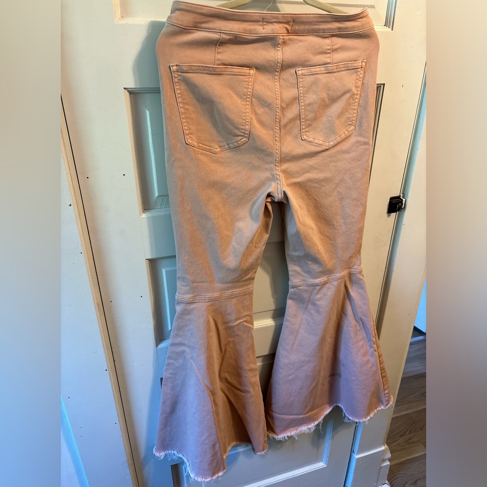 Pink Free People Extreme BellBottom